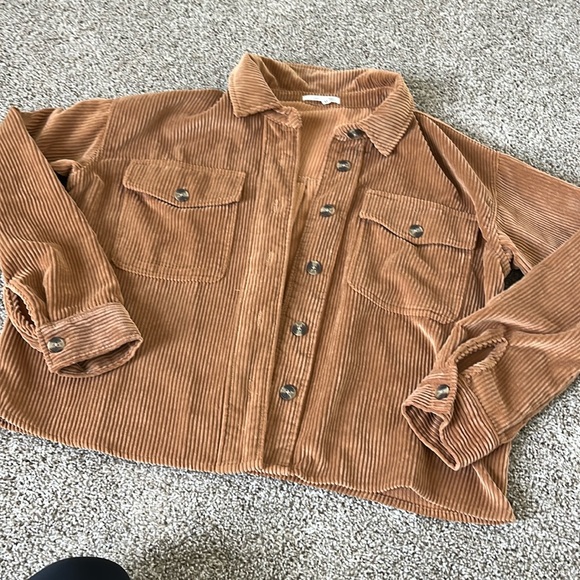 Maurices Tops - Soft corduroy shacket